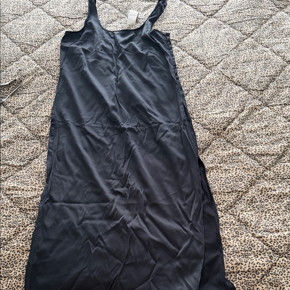 Abercrombie & Fitch Midnight Black Midi Dress